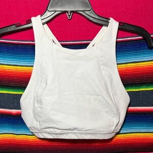 Lululemon Free To Be Serene Bra High Neck *Light Support, C/D Cup White Size 6